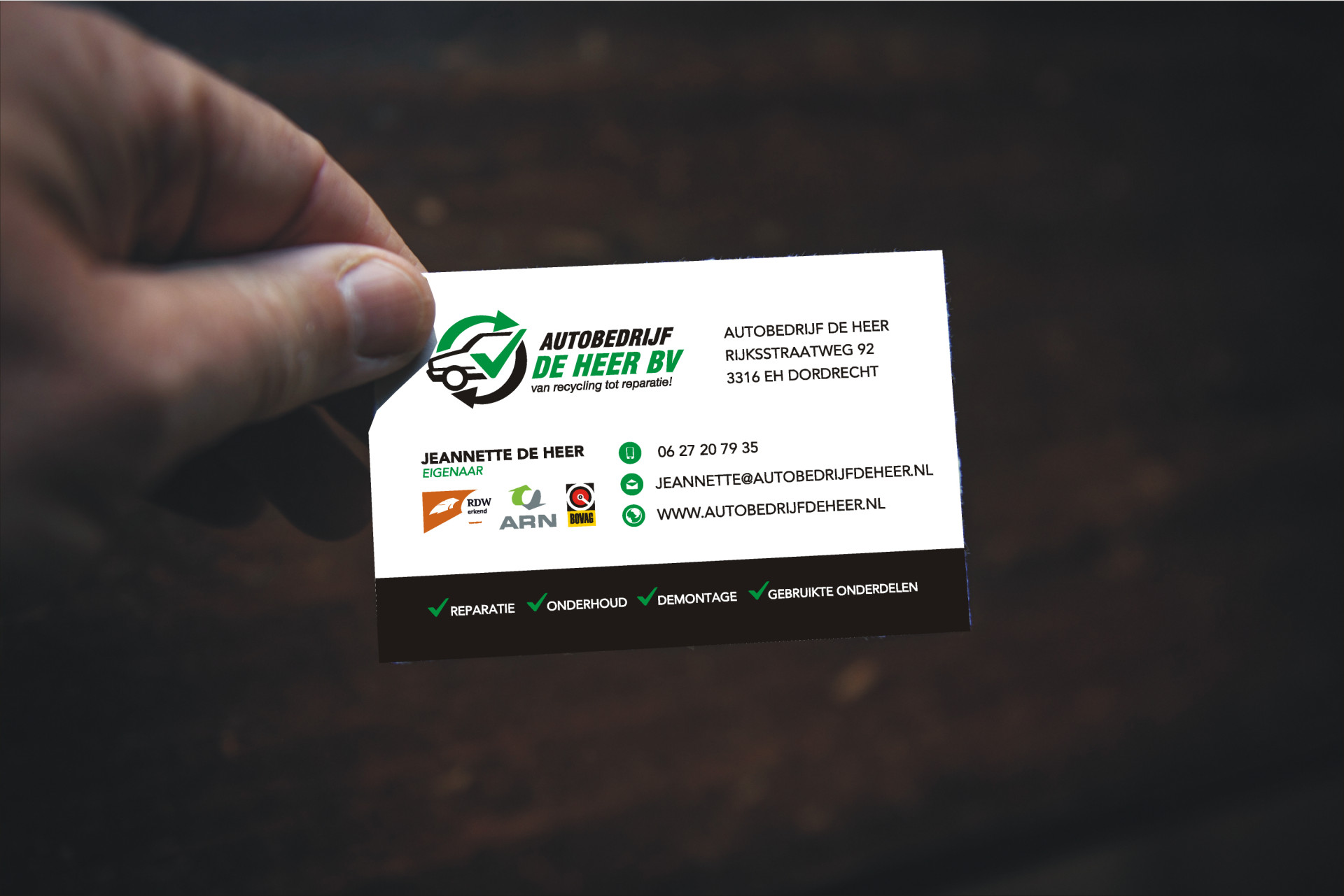 Autobedrijf de heer visitekaart.1920x0