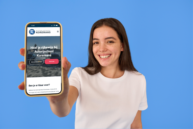 Autorijschool Koremans website