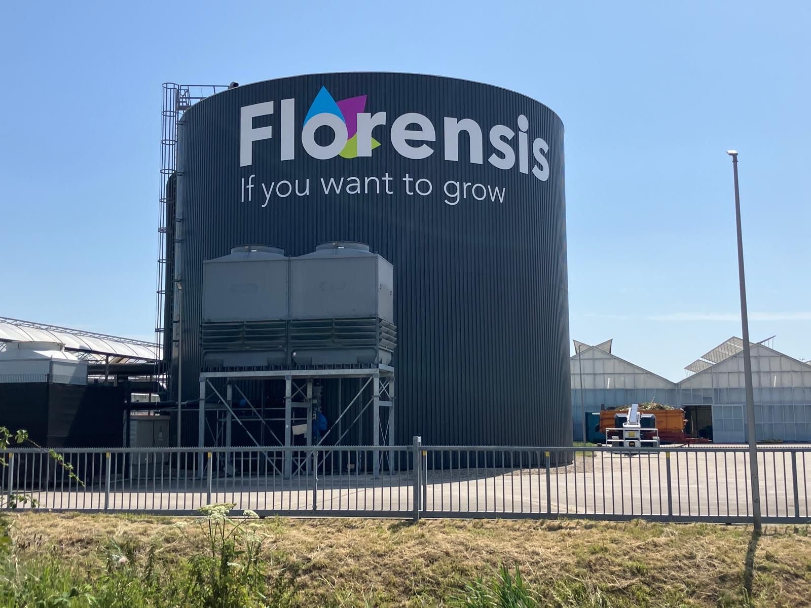 Gevelreclame Warmtesilo Florensis Rijsenhout