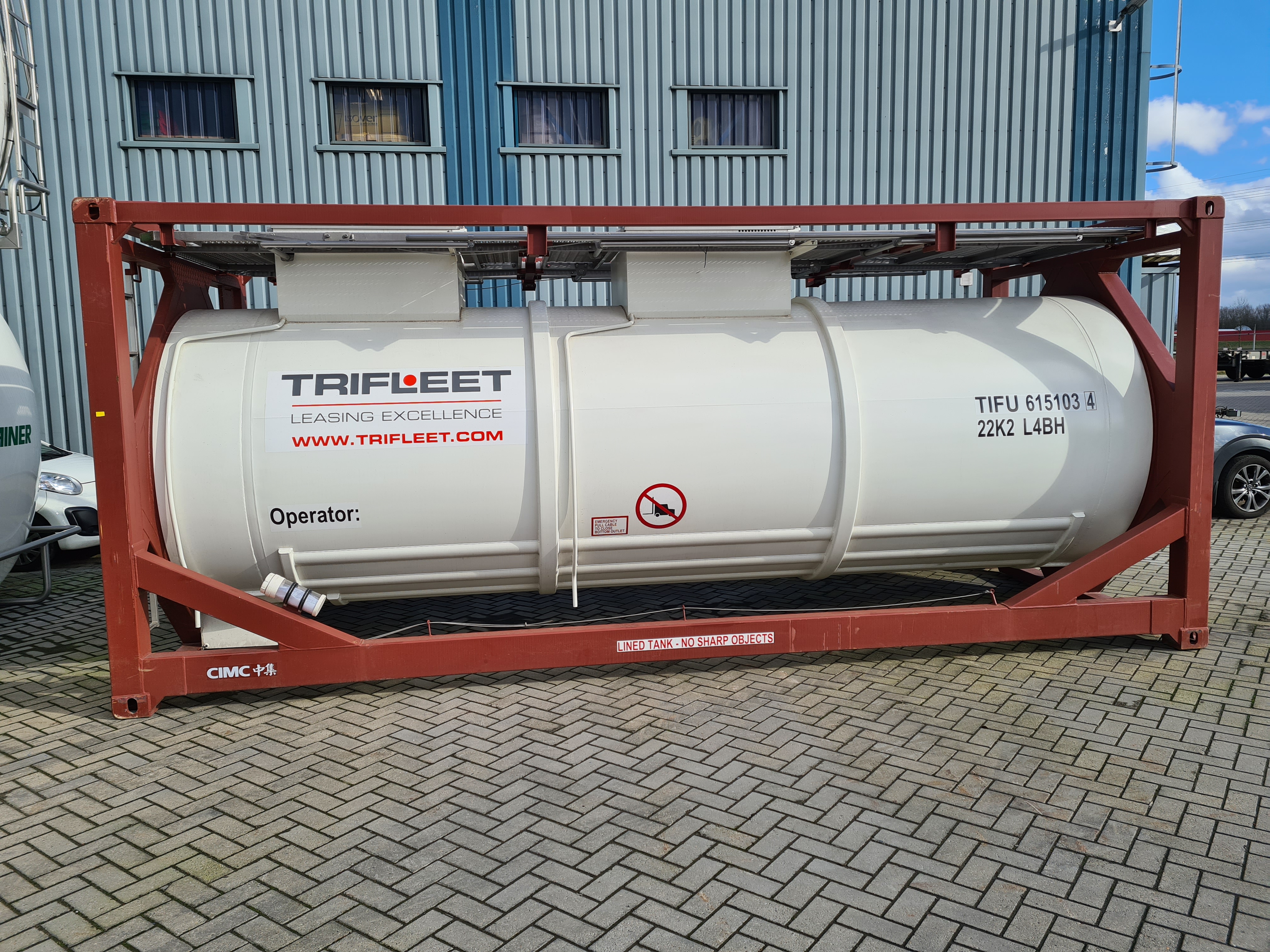 Trifleet containerstickers